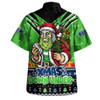 Canberra Raiders Hawaiian Shirt Aussie Santa Christmas Joy For Festive Celebrations