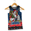Sydney Roosters Men Tank Top Aussie Santa Christmas Joy For Festive Celebrations