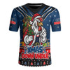 Sydney Roosters Rugby Jersey Aussie Santa Christmas Joy For Festive Celebrations