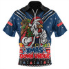 Sydney Roosters Zip Polo Shirt Aussie Santa Christmas Joy For Festive Celebrations