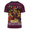 Brisbane Broncos T-Shirt Christmas Glory And Timeless Team Pride Personalised Edition
