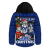 Canterbury-Bankstown Bulldogs Hooded Padded Jacket Christmas Glory And Timeless Team Pride Personalised Edition