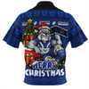 Canterbury-Bankstown Bulldogs Zip Polo Shirt Christmas Glory And Timeless Team Pride Personalised Edition