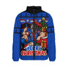 Newcastle Knights Padded Jacket Christmas Glory And Timeless Team Pride Personalised Edition