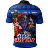 Newcastle Knights Polo Shirt Christmas Glory And Timeless Team Pride Personalised Edition