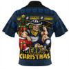North Queensland Cowboys Zip Polo Shirt Christmas Glory And Timeless Team Pride Personalised Edition