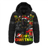 Penrith Panthers Hooded Padded Jacket Christmas Glory And Timeless Team Pride Personalised Edition