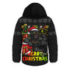 Penrith Panthers Hooded Padded Jacket Christmas Glory And Timeless Team Pride Personalised Edition