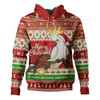 Australia Hoodie Christmas Cockatoo Merry Squawks Holiday Cheer For Aussie Mates