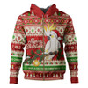 Australia Hoodie Christmas Cockatoo Merry Squawks Holiday Cheer For Aussie Mates