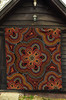 Australia ABoriginal Quilt - Aboriginal Dot Painting Flowers Style Ver02