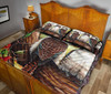 Australia Quilt Bed Set - Kookaburra with Waratah