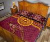 Australia Aboriginal Quilt Bed Set - Aboriginal Kangaroo