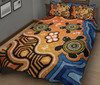 Australia Aboriginal Quilt Bed Set - Indigenous Art Patterns Ver04
