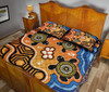 Australia Aboriginal Quilt Bed Set - Indigenous Art Patterns Ver04