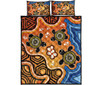 Australia Aboriginal Quilt Bed Set - Indigenous Art Patterns Ver04