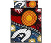 Australia Quilt Bed Set - Australian NAIDOC Aboriginal and Torres Strait Island Flags