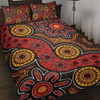 Australia Aboriginal Quilt Bed Set - Indigenous Patterns Ver11