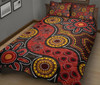 Australia Aboriginal Quilt Bed Set - Indigenous Patterns Ver11