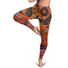 Australia Aboriginal Leggings - Kangaroo With Dot Painting