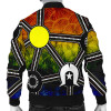 Australia Naidoc Week 2021 Bomber Jacket - Aboriginal Geometric Style