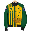 Australia Bomber Jacket - Australia Kangaroo Sign National Color