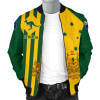 Australia Bomber Jacket - Australia Kangaroo Sign National Color