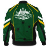 Australia Bomber Jacket - Australian Coat Of Arms (Green) Jacket