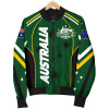 Australia Bomber Jacket - Australian Coat Of Arms (Green) Jacket