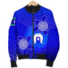 Australia Torres Strait Islanders Bomber Jacket - Torres Symbol With Turtle