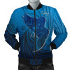 Australia Aboriginal Bomber Jacket - Fish Dreaming Paintings