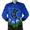 Australia Bomber Jacket - Torres Strait Dot Patterns Fish