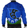 Australia Bomber Jacket - Torres Strait Dot Patterns Fish