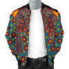 Australia Bomber Jacket - Aboriginal Sublimation Dot Pattern Style (Red)