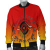 Australia Man's Bomber Jacket - Circle Pattern