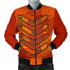 Australia Aboriginal Personalised Bomber Jacket - Aboriginal Boomerangs And Dot Circle