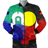 Australia Aboriginal Bomber Jacket - Australia Naidoc Week Indigenous Flag Style