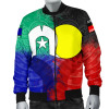 Australia Aboriginal Bomber Jacket - Australia Naidoc Week Indigenous Flag Style