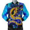 Australia Aboriginal Bomber Jacket - Indigenous Crocodile