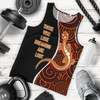 [Custom] Australia Aboriginal Men Tank Top - Indigenous Lizard Dreaming