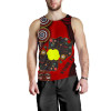 [Custom] Australia Men Tank Top - Australia Map - Aboriginal Dot Pattern - Australia.com