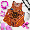 [Custom] Australia Naidoc Week  Women Racerback Tank - Indigenous Dot Naidoc Week Style