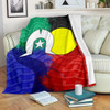 Australia Aboriginal Blanket - Australia Naidoc Week Indigenous Flag Style