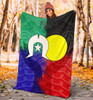Australia Aboriginal Blanket - Australia Naidoc Week Indigenous Flag Style
