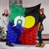 Australia Aboriginal Blanket - Australia Naidoc Week Indigenous Flag Style