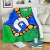 [Custom] Australia Torres Strait Islands Blanket -  Flag with Aboriginal Patterns