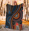 Australia Aboriginal Blanket - Indigenous Patterns Ver09