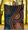 Australia Aboriginal Blanket - Indigenous Patterns Ver09