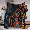 Australia Aboriginal Blanket - Indigenous Patterns Ver09