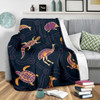 Australia Blanket - Indigenous Animals Patterns